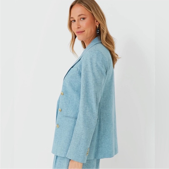 TUCKERNUCK Chambray Diana Blazer Small - Picture 4 of 9